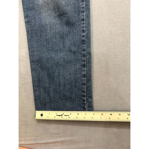 Gloria Vanderbilt Women Straight Leg Jeans Amanda Classic High Rise Blue Size 14 - Picture 5 of 8
